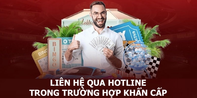 Liên hệ nhà cái thông qua kênh hotline để được hỗ trợ nhanh chóng